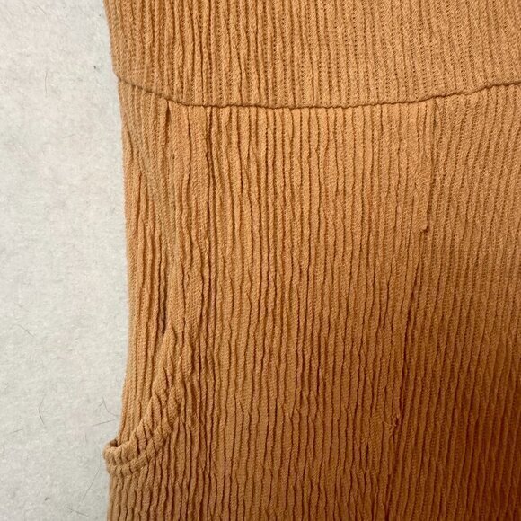 Free People beach jumpsuit XS Carousel One-Piece minimalist Neutral Beige - Picture 3 of 6